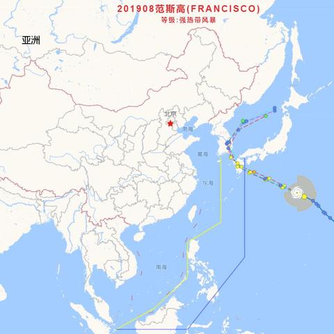 台风派比安强度升级、路径东调，这些地区需高度警惕