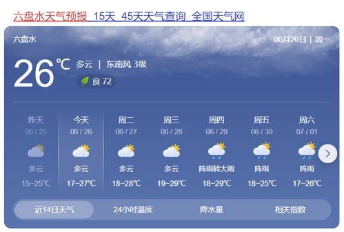 贵阳30天天气预报，从容规划生活